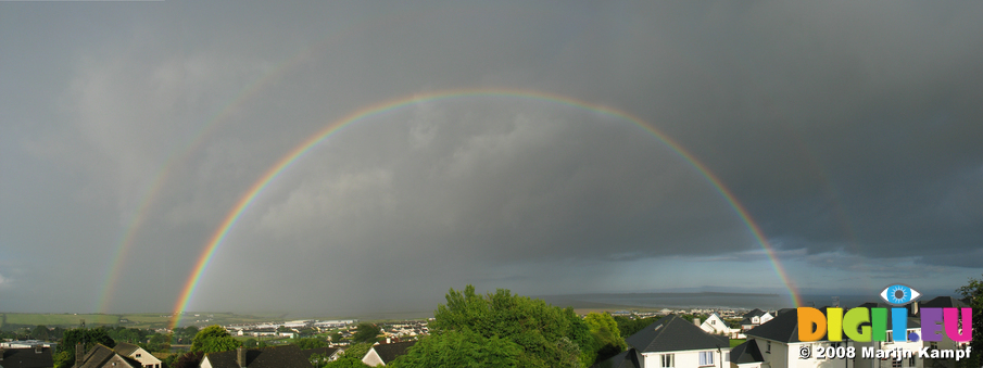 27068-27072 Double raindbow over houses